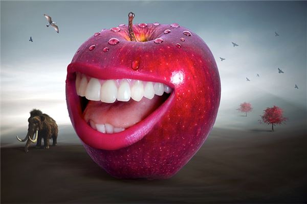 梦见牙掉了吃苹果