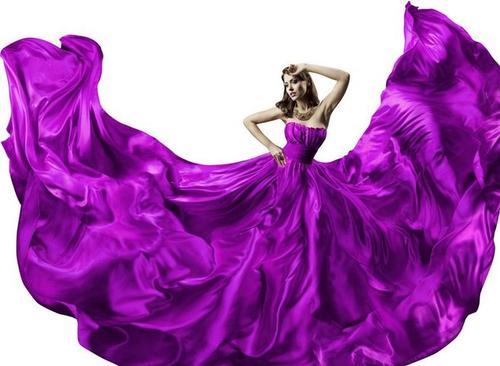 梦见紫色衣服